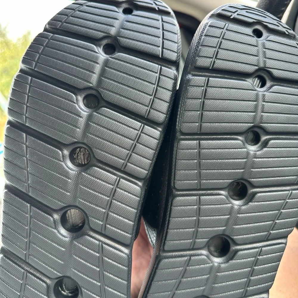 Under Armour Black Slides with White Logo